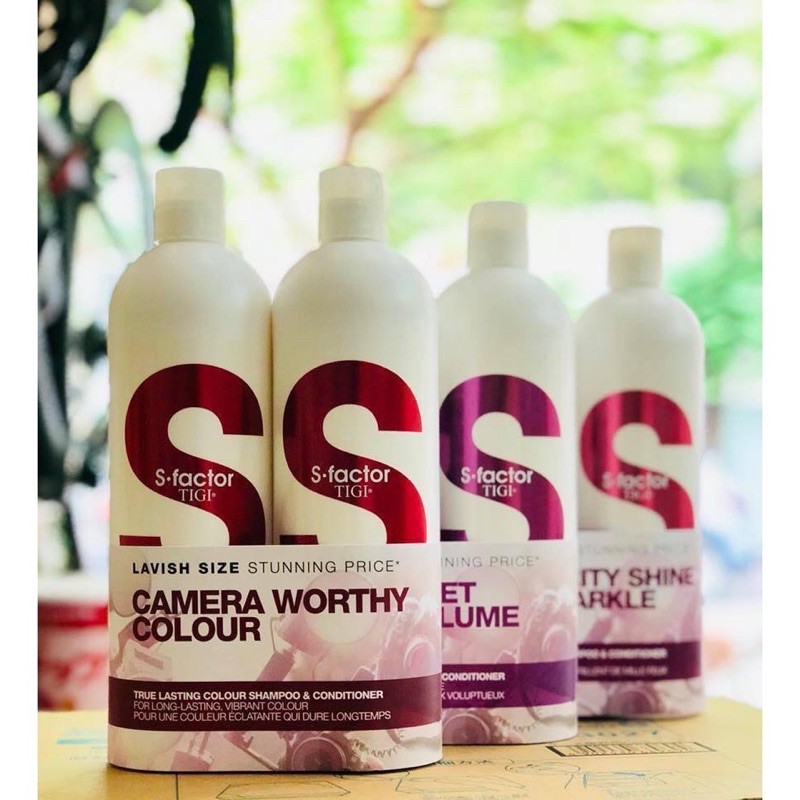 DẦU GỘI TIGI TRẮNG DÒNG CAO CẤP NHẤT S FACTOR 750ml Gồm Gội Và Xả | BigBuy360 - bigbuy360.vn