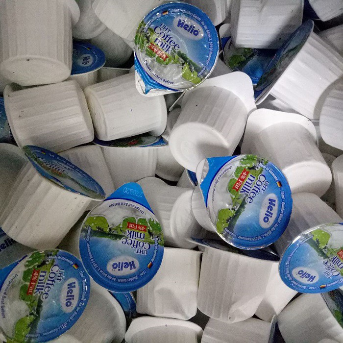 100 hũ sữa tươi không đường mini dưỡng da, pha cafe, milo, cafe, ...