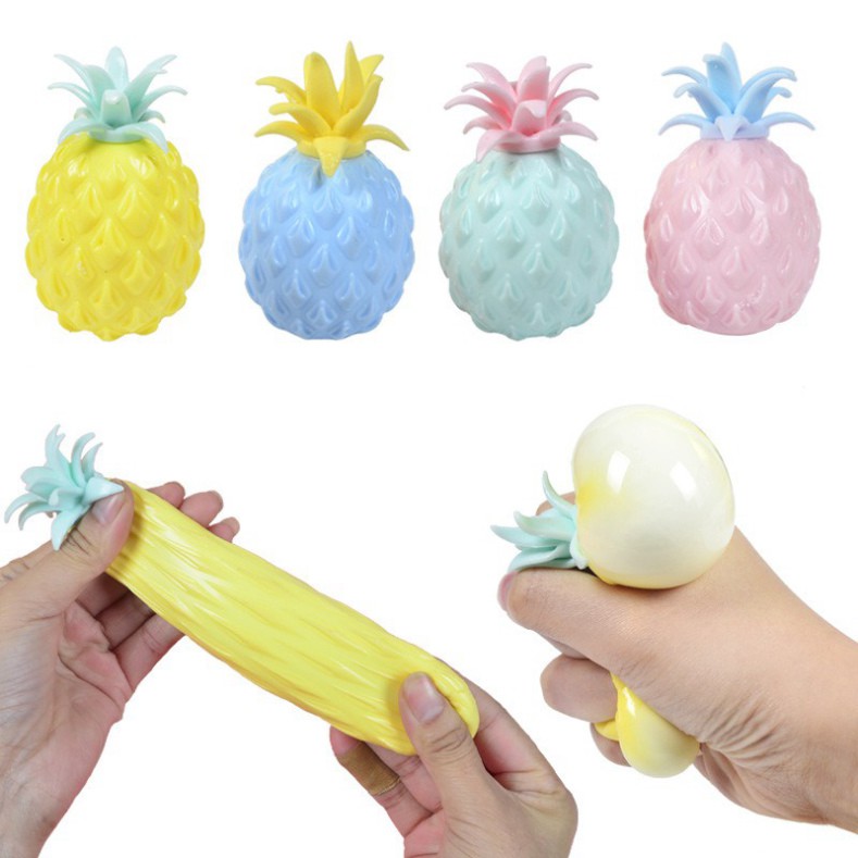 SQUISHY Gudetama dứa bóp bên trong là hạt dùng mãi còn ít H bóp xả stress giảm căng thẳng hiệu quả