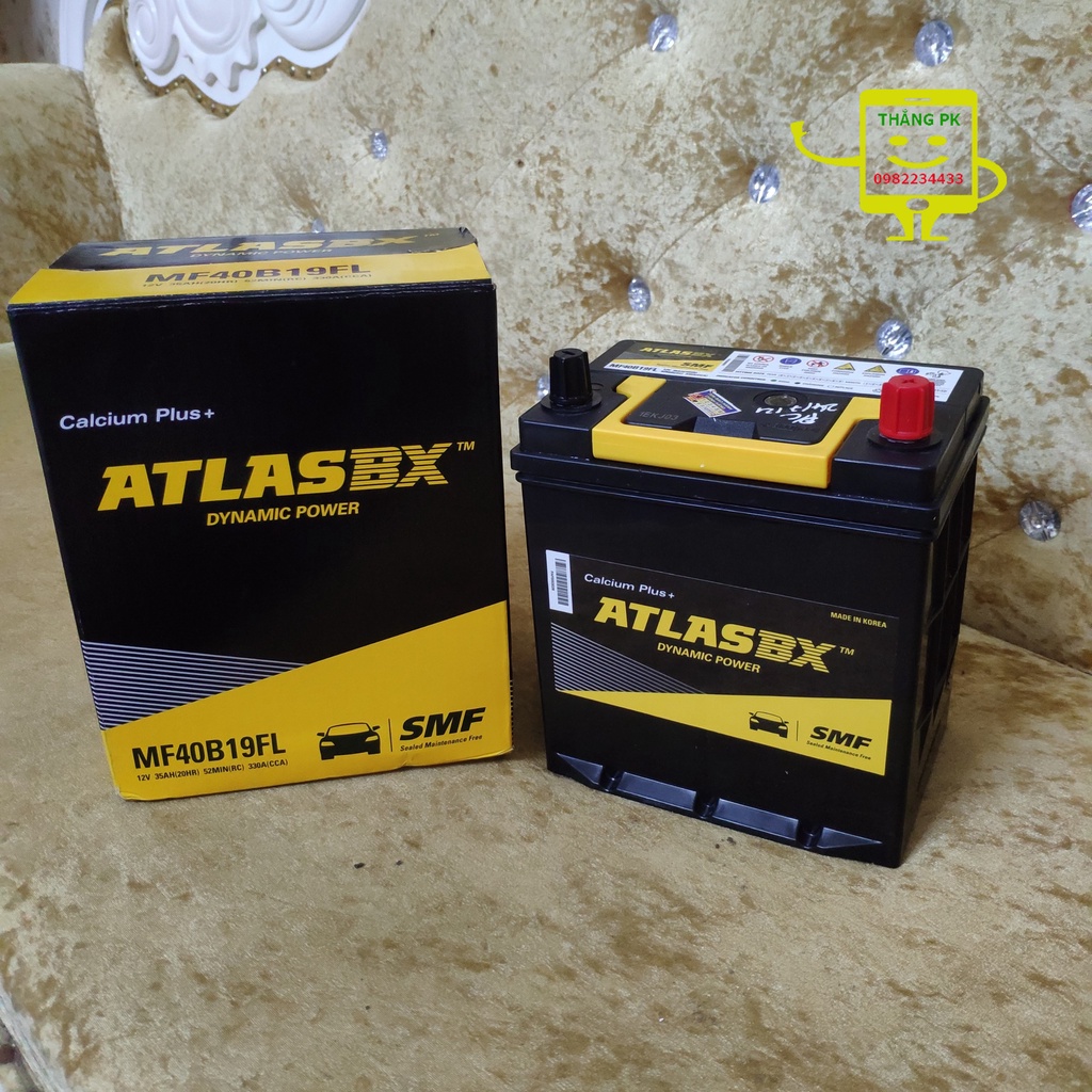 Ắc Quy Ô Tô 40ah Kia Morning - i10 - Wigo