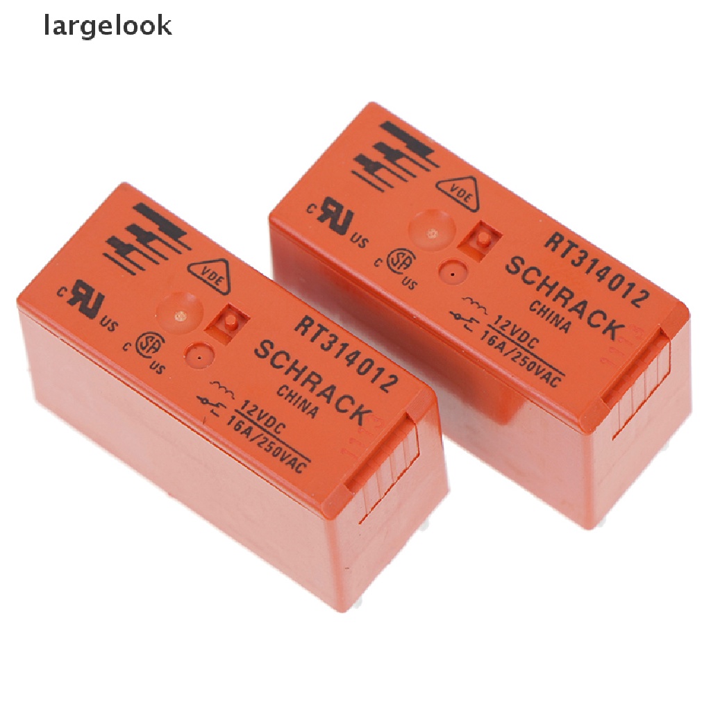 [Biglook] 2 Chiếc Nguyên Bản RT314012 8pins 12V RT314012 16a 250VAC Sch Crack Hồ Sơ Mới ♨Nóng Bỏng