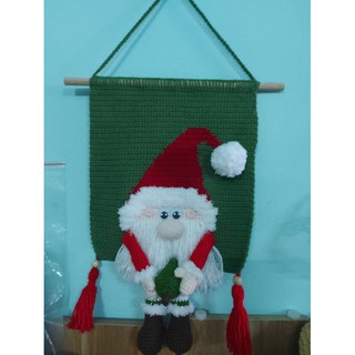 wall hanging for christ mas/Tranh treo tường hình ông già noel