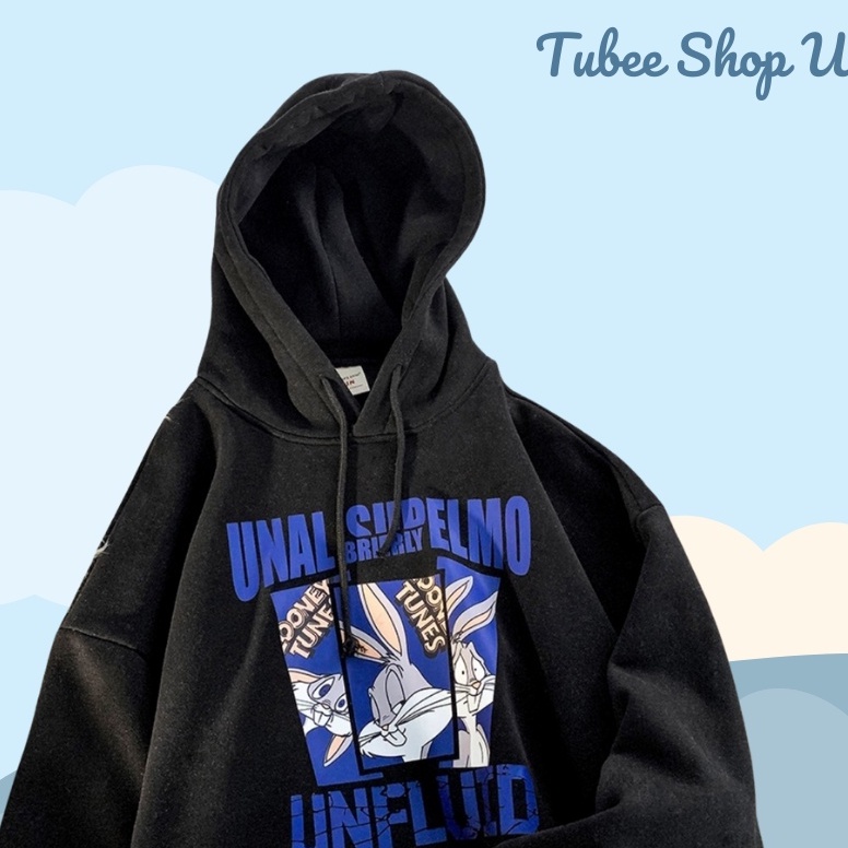Áo hoodie in hình thỏ Ulzzang Unisex Tubee shop