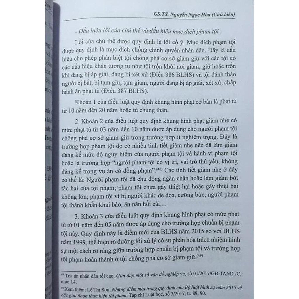 Sách - Bình luận khoa học Bộ luật hình sự năm 2015 được sửa đổi, bổ sung năm 2017 (Phần các tội phạm) - Quyển 1 | BigBuy360 - bigbuy360.vn