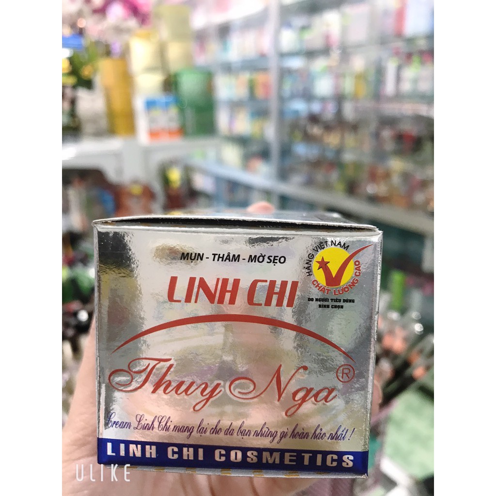 kem linh chi thúy nga mụn -thâm-mờ sẹo- trắng da 6,5g [ chuẩn hàng cty 100%]