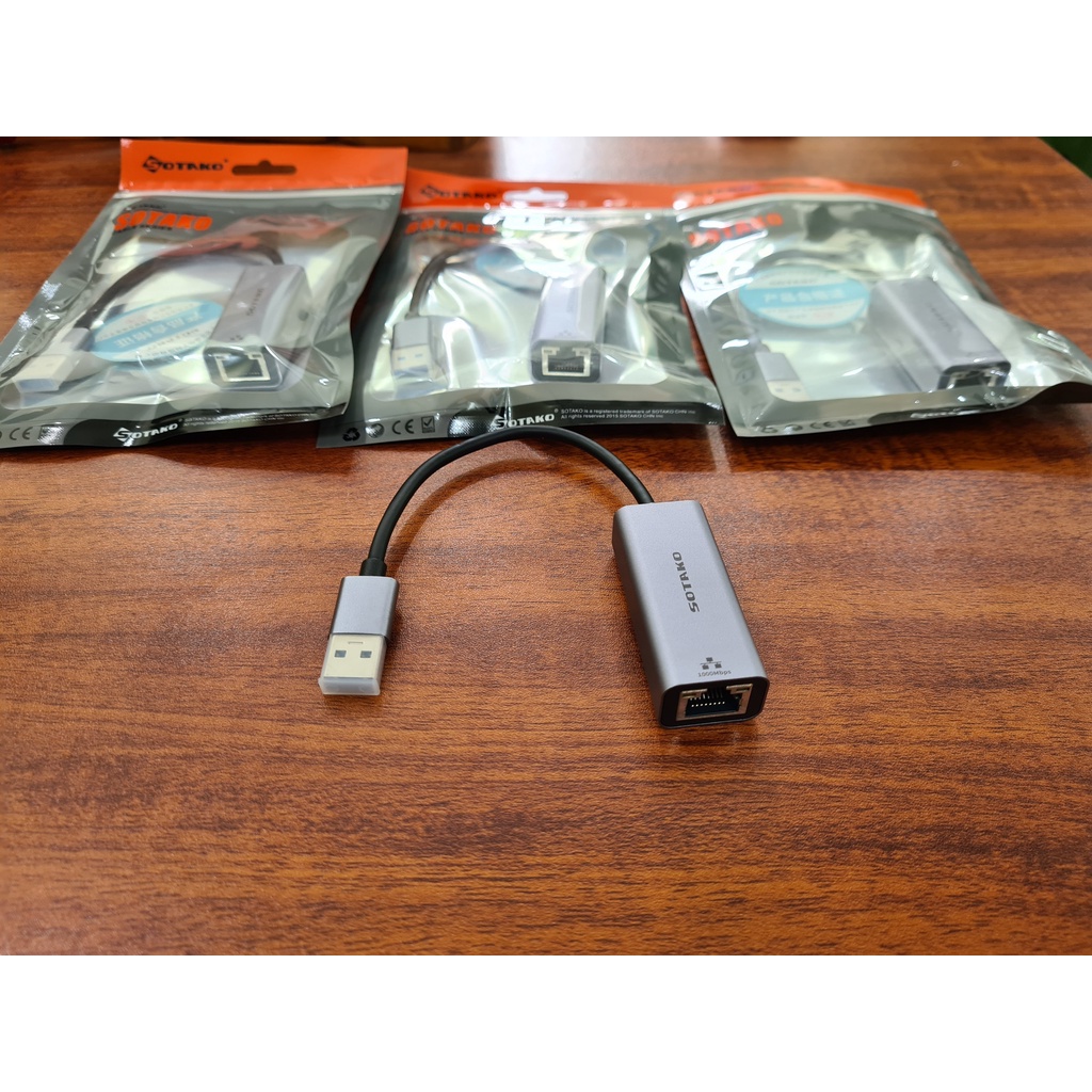 Cáp chuyển đổi từ USB 3.0 to LAN Gigabit SOTAKO