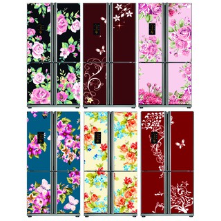 DECAL DÁN TRANG TRÍ TỦ LẠNH 2 CỬA