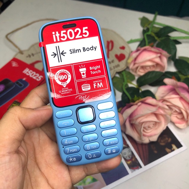 ĐIỆN THOẠI ITEL IT5025 MÀN HÌNH 2.4” PHÔNG CHỮ LỚN CÓ ĐÈN PIN BẢO HÀNH CHÍNH HÃNG 12 THÁNG