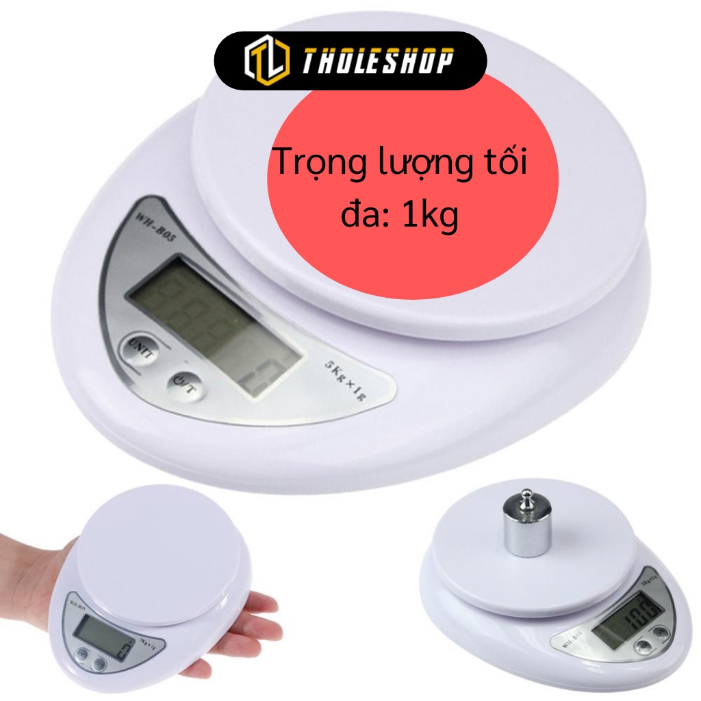 Cân Nhà Bếp - Cân Tiểu Ly Điện Tử Mini Electronic B05 1kg, Độ Chính Xác Cao 9675