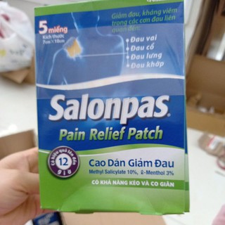 Salonpas hộp 5 miếng co giãn