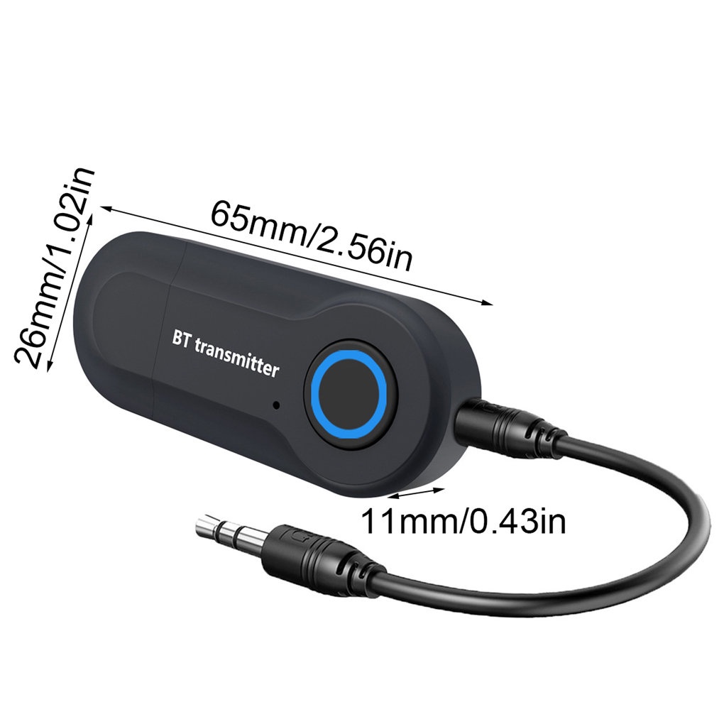 USB Bluetooth Audio Transmitter TV Computer Laptop 3 5mm Wireless Stereo Audio Adapter Transmitting Device【vollter1】