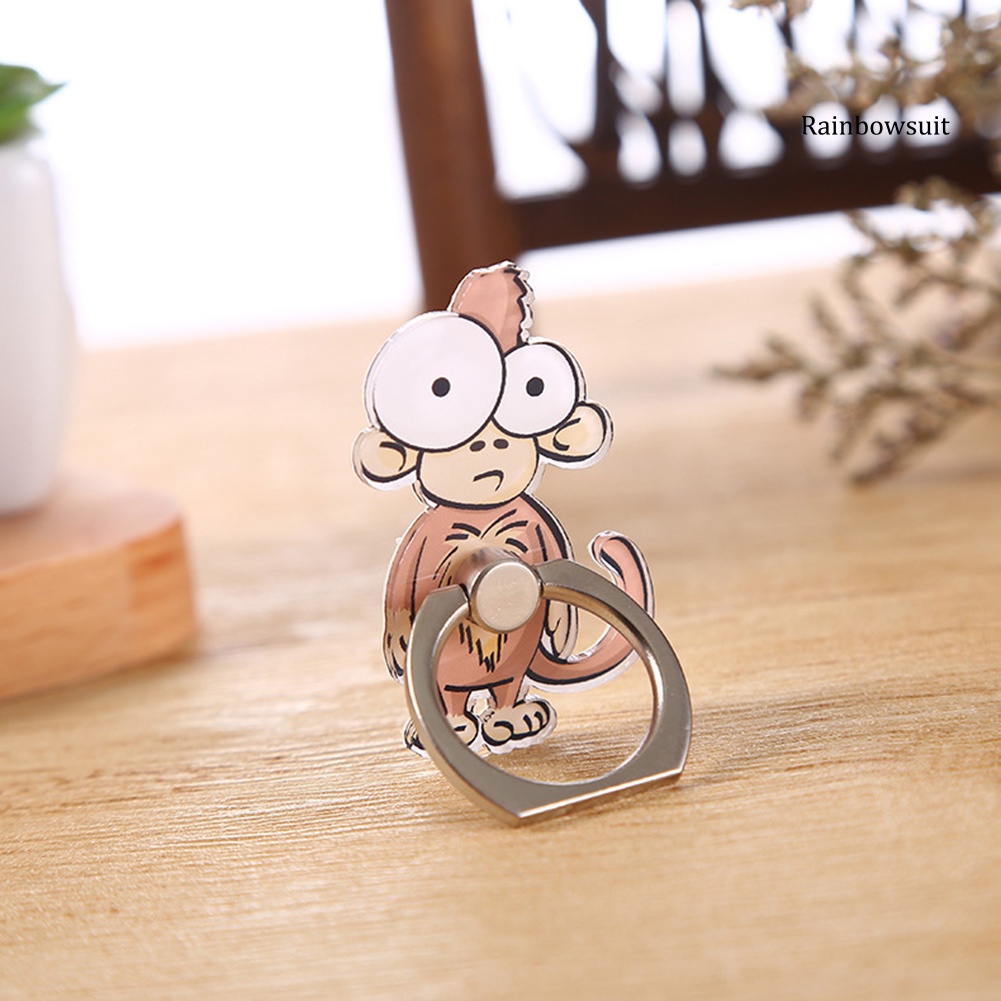 Nhẫn Móc Ngón Tay Giữ Điện Thoại Họa Tiết Hoạt Hình Đáng Yêu