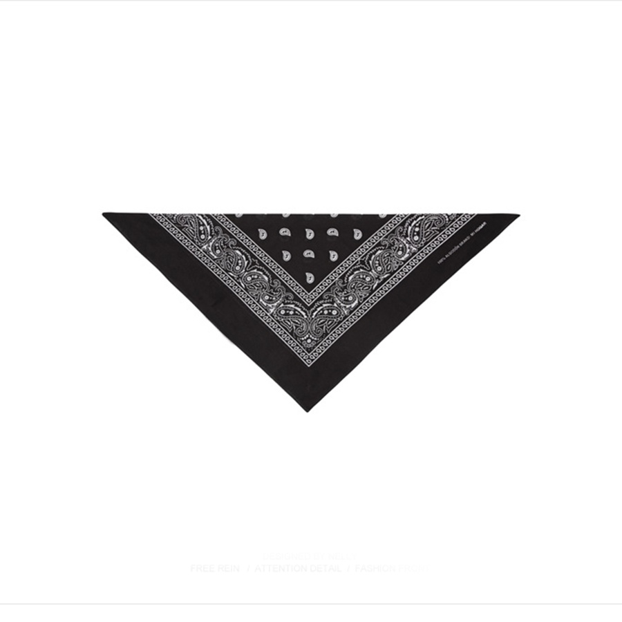 Khăn vuông bandana Mavota khăn lụa họa tiết phong cách streetwear KBND08