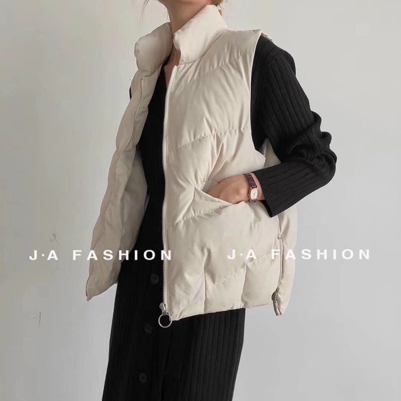 Áo phao gile khoá sườn quảng châu | BigBuy360 - bigbuy360.vn