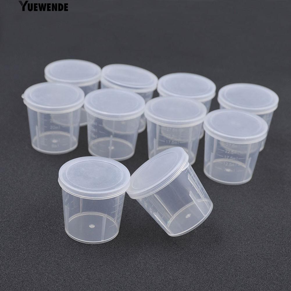 10 cốc nhựa PP dùng để đo lường tiện dụng