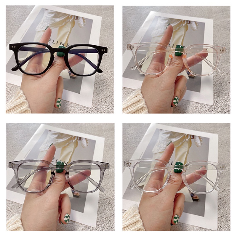 Gọng kính cận thời trang nam nữ cá tính phong cách Hàn Quốc trẻ trung kính mát nữ nam chống bụi thay được tròng cận 105