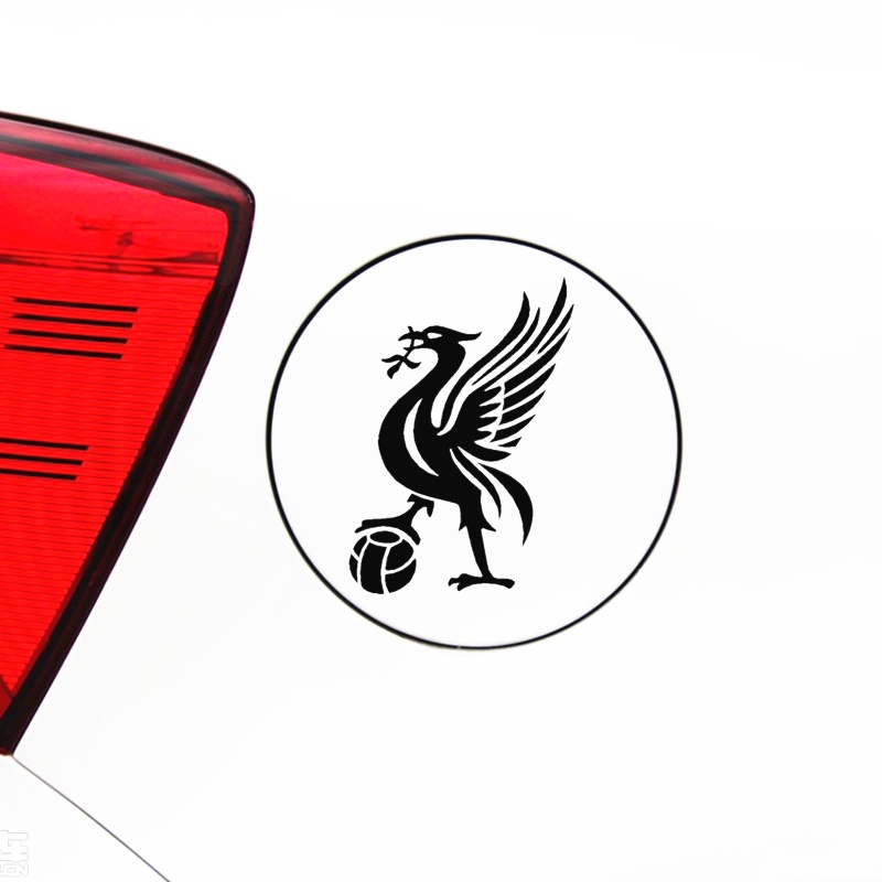 Miếng Dán Phản Quang Hình Liverpool Trang Trí Nắp Bình Xăng Xe Hơi / Mũ Bảo Hiểm / Laptop / Máy Tính Bảng