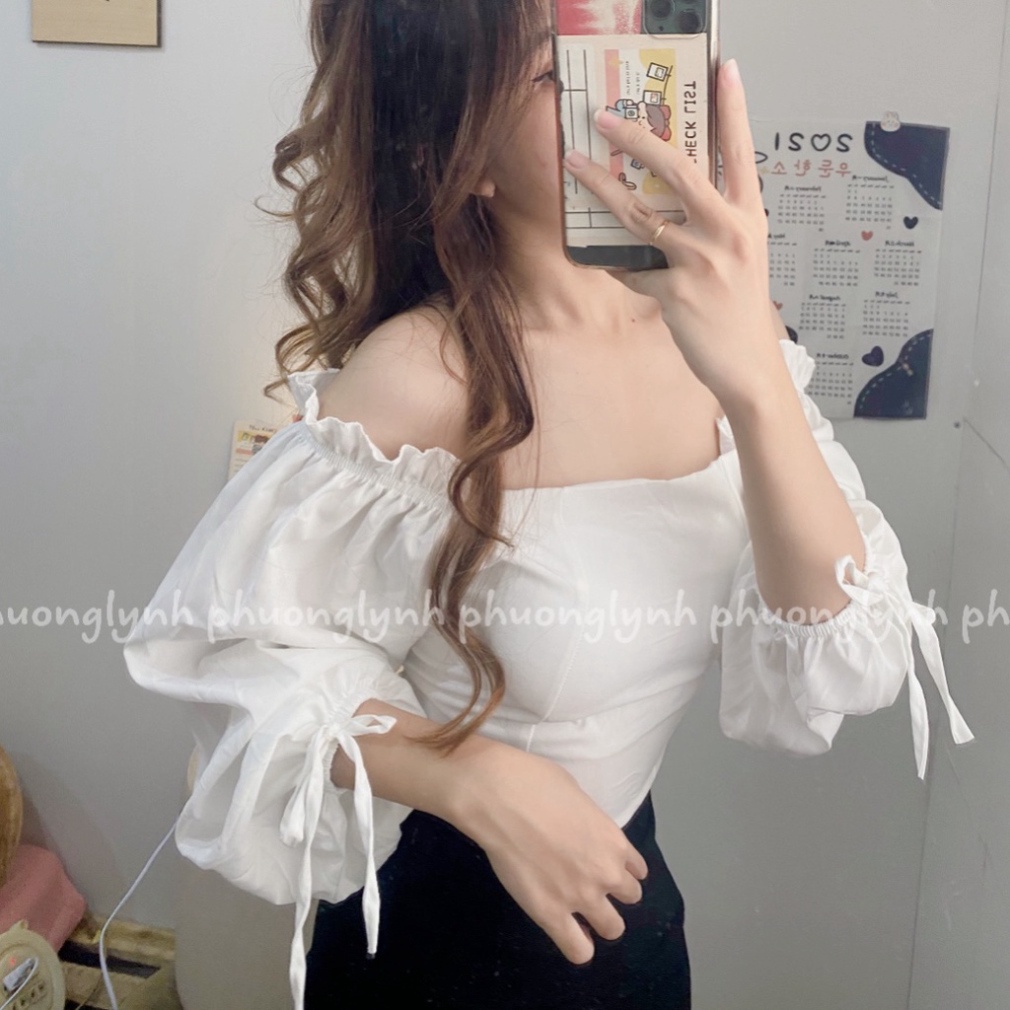 Áo kiểu tay phồng, chất voan mềm [MS26/GN39] | BigBuy360 - bigbuy360.vn