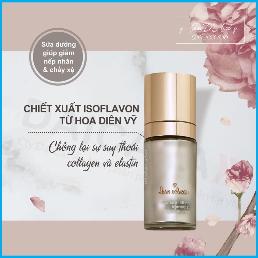 [GIÁ HUỶ DIỆT] Sữa dưỡng giúp giảm nếp nhăn,chảy xệ Jean D'Arcel - Quick Lifting Fluid