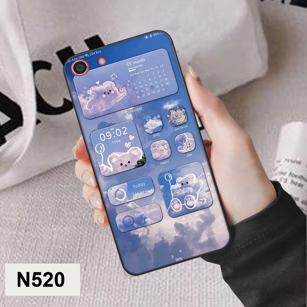 Ốp Oppo F1s / F3 / F3 Lite / F3 Plus bộ hình gấu , thỏ hồng cute dễ thương giá rẻ siêu bền