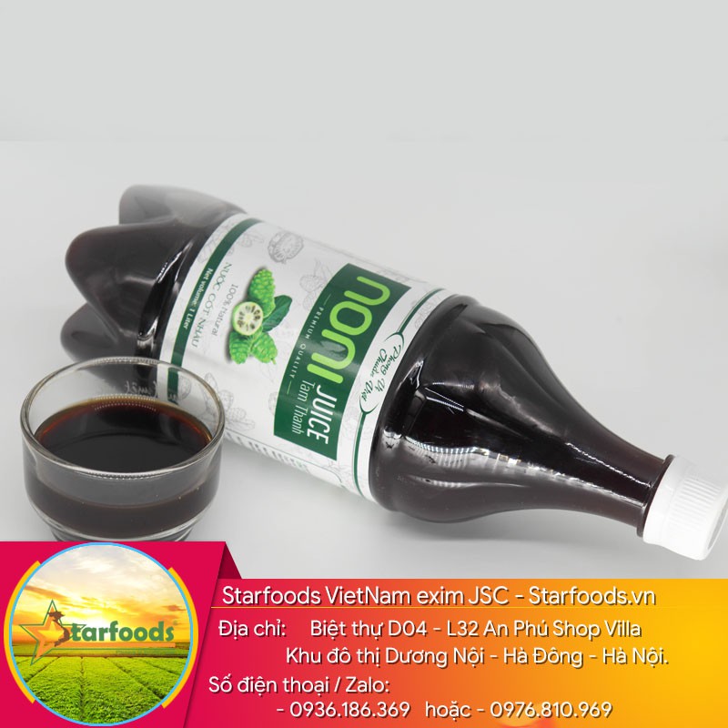 Cốt Nhàu Noni nhà làm lên men từ quả nhàu tươi chín trắng - Pure Noni juice 1000mil. | BigBuy360 - bigbuy360.vn