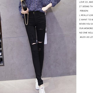 Quần Legging Rách Plus Size Cho Nữ
