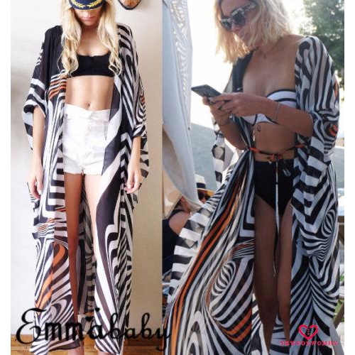 Áo choàng voan mặc ngoài bikini đi biển thời trang cho nữ | BigBuy360 - bigbuy360.vn