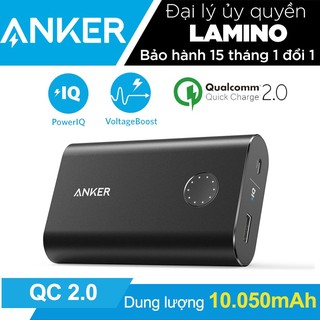 Pin sạc dự phòng anker powercore+ 10050mah qc 2.0 - hãng phân phối chính thức