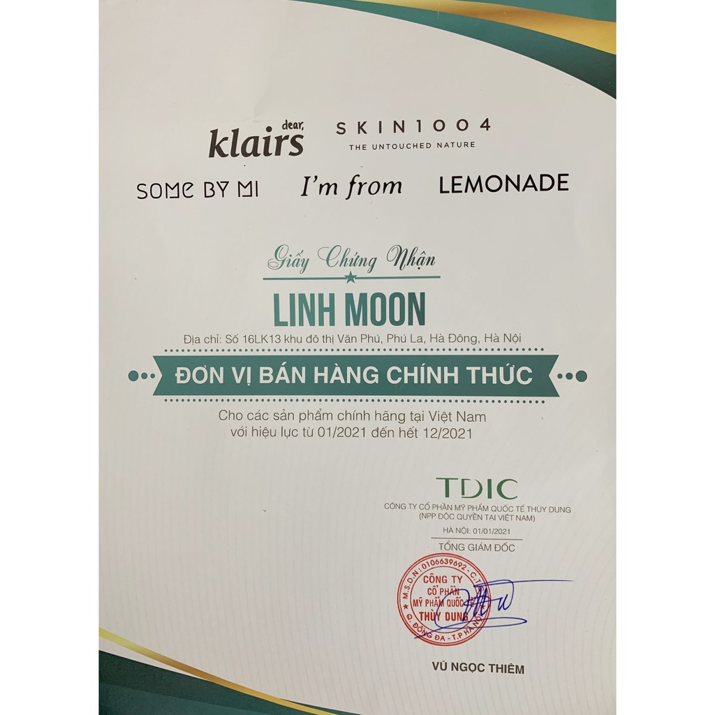 Nước Hoa Hồng Dear Klairs Supple Preparation Toner 180ml