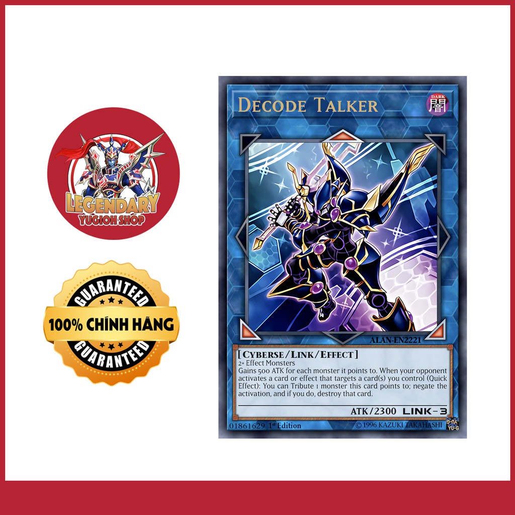 [EN-JP]Thẻ Bài Yugioh Chính Hãng] Decode Talker - Art Gốc - Yusaku