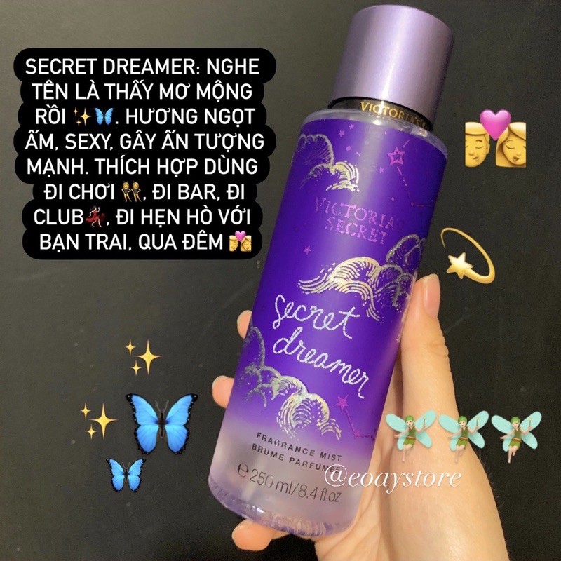 BODY MIST VICTORIA SECRET / XỊT THƠM TOÀN THƠM VICTORIA SECRET | BigBuy360 - bigbuy360.vn