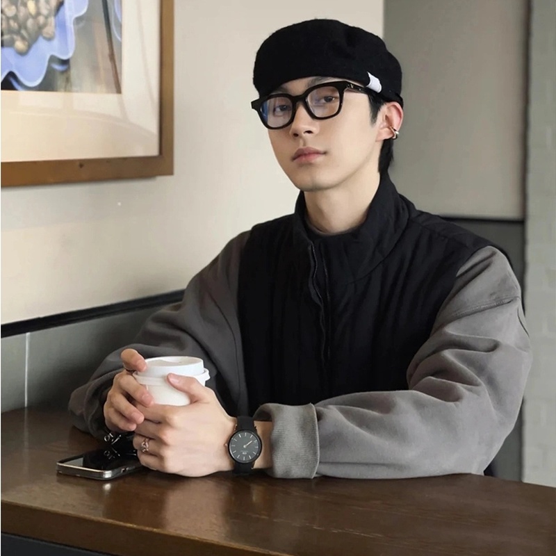 Kính Mát Gọng Nhỏ Họa Tiết Da Báo Thời Trang Cho Nữ Hộp lớn  Kính vuông Kính khung màu đen