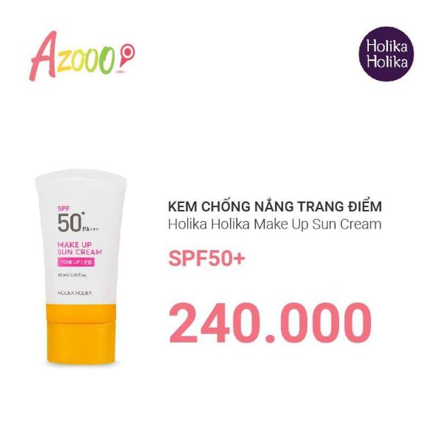 Kem chống nắng trang điểm Holika Holika