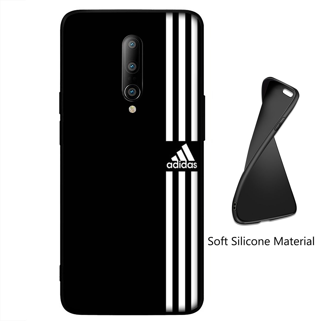 Ốp điện thoại dẻo silicon in hình adidas và hoa cho Samsung Galaxy A02S J2 J4 Core J5 J6 Plus J7 Prime j6+ A42 + D1