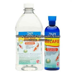 Api pond melafix 473ml - trị nấm và khuẩn hại cho cá koi cho hồ cá thủy sinh
