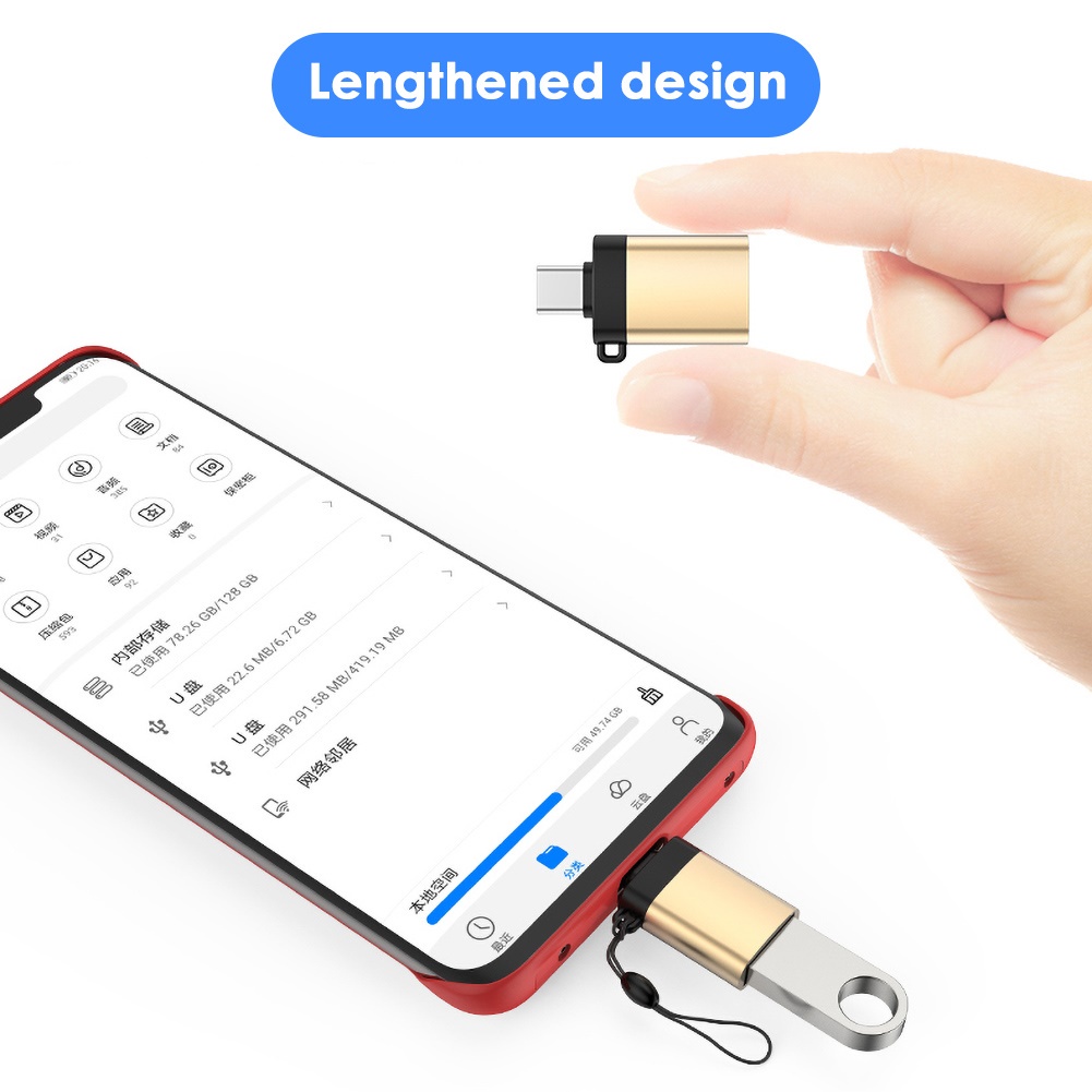 Cáp chuyển đổi USB 3.0 sang Type-C OTG dành cho máy tính xách tay
