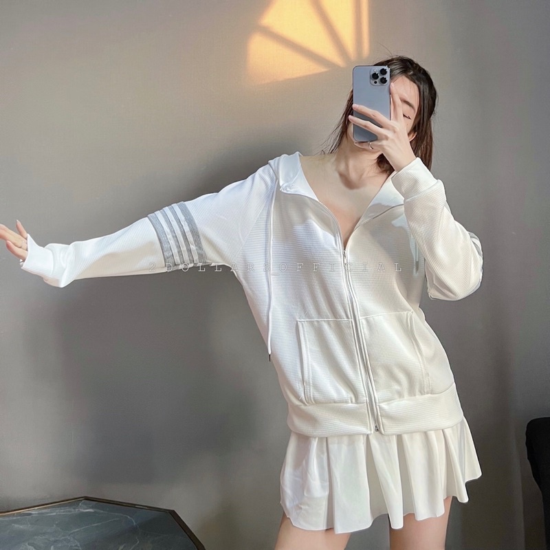 Áo Khoác Thom 3 Sọc