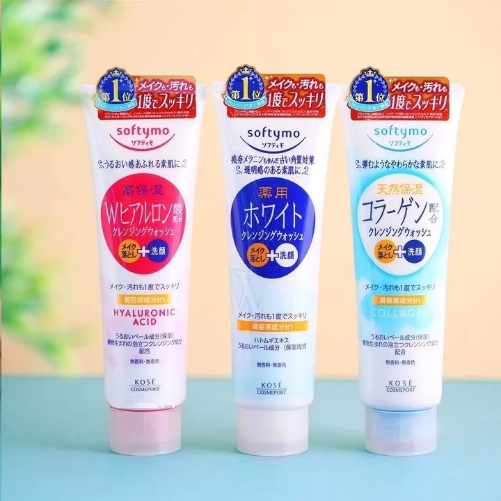 Sữa rửa mặt Kose Softymo 220g (3 loại) - chuyên sỉ hàng nội địa Nhật