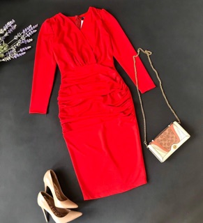 Đầm đỏ topshop
