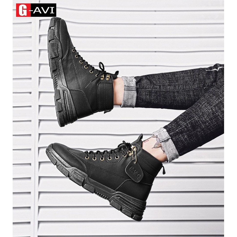 Giày thể thao cao cổ nam hot trend 2021 kiểu dáng trẻ trung cực ngầu Avi362 | BigBuy360 - bigbuy360.vn