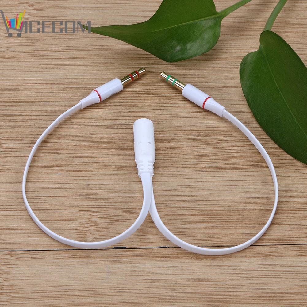 Cáp Chuyển Đổi Tai Nghe 1 Sang 2 Jack 3.5mm