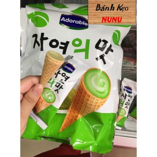 BÁNH KEM ỐC QUẾ Adorable HƯƠNG VỊ MATCHA TRÀ XANH TỪ HÀN QUỐC -gói 300g thích hợp cho mọi lứa tuổi ngon hơn khi ăn lạnh