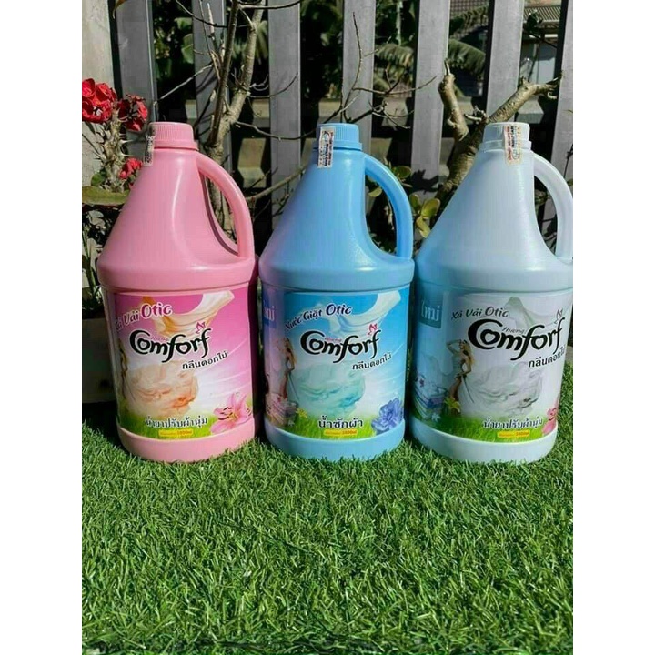 Nước giặt quần áo Comfort Otic Thái Lan can 3.8 lít thơm lâu bền vải