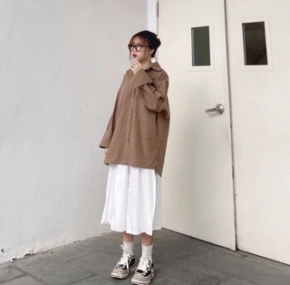 ÁO SƠ MI DÀI TAY XẺ TÀ