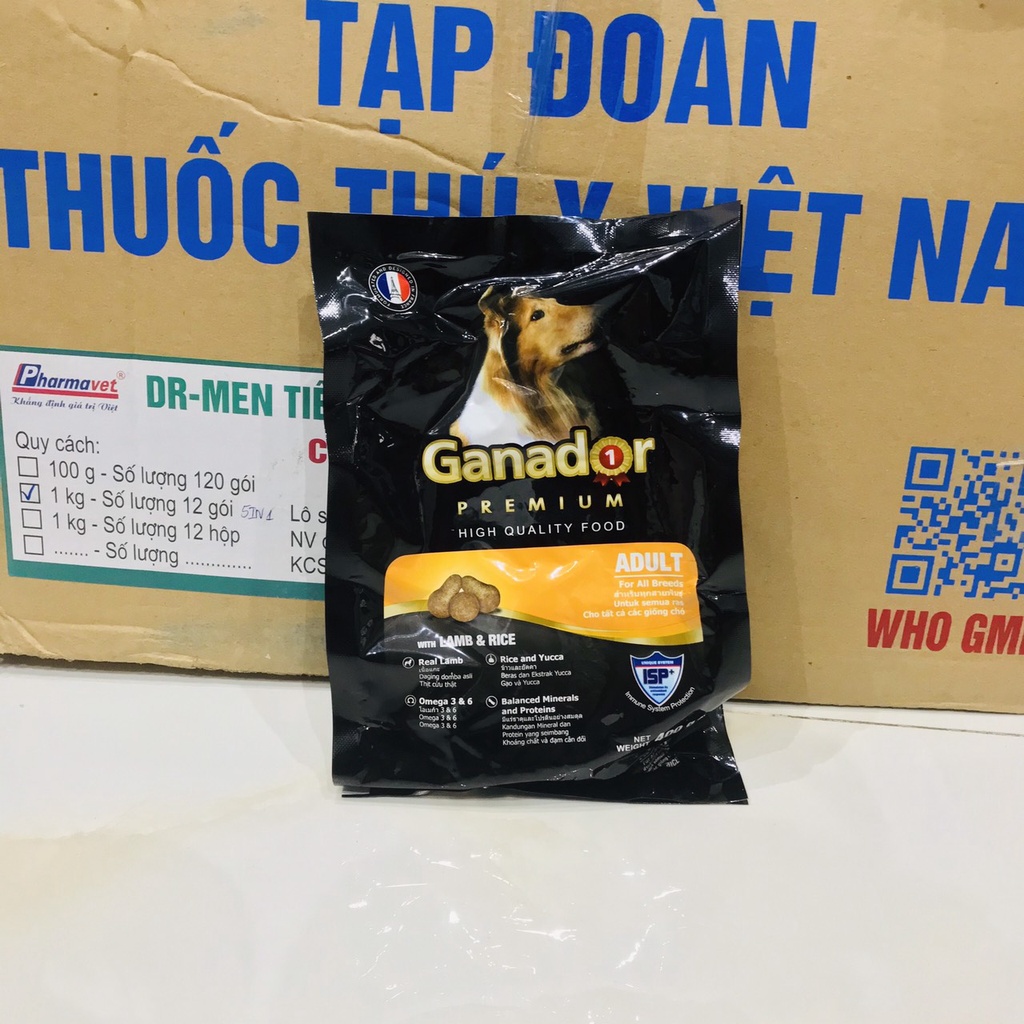 Thức Ăn Chó Lớn Ganador Adult 400Gr Vị Gà &amp; Cừu