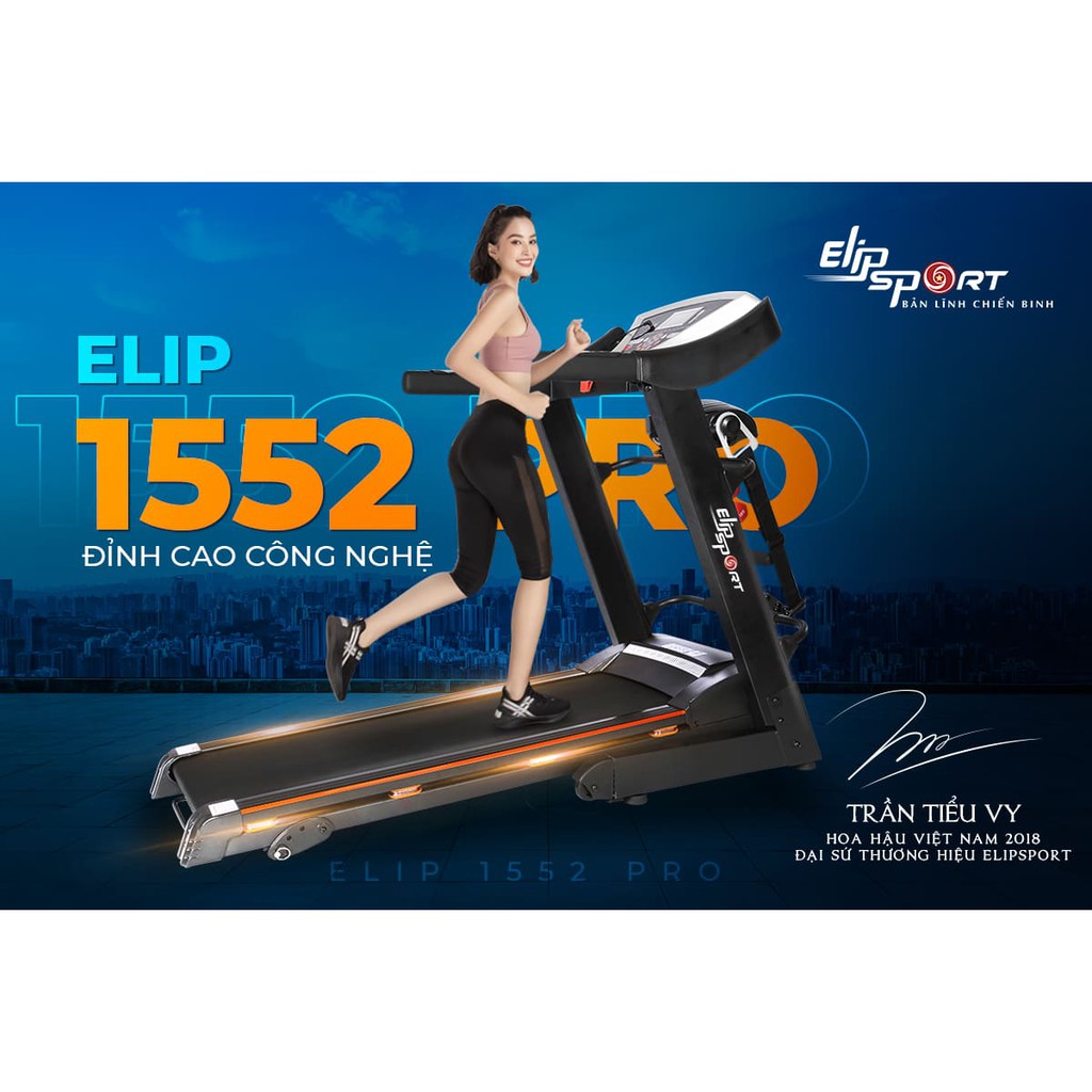 Máy chạy bộ điện đa năng ELIP 1552 Pro