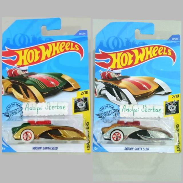 Hotwheels Mô Hình Xe Đồ Chơi Rockin Santa Sled Experi