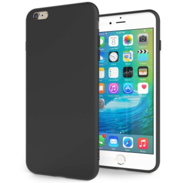 Ốp Điện Thoại Mềm Nhám Màu Đen Cho Iphone 6 Plus 6s Plus