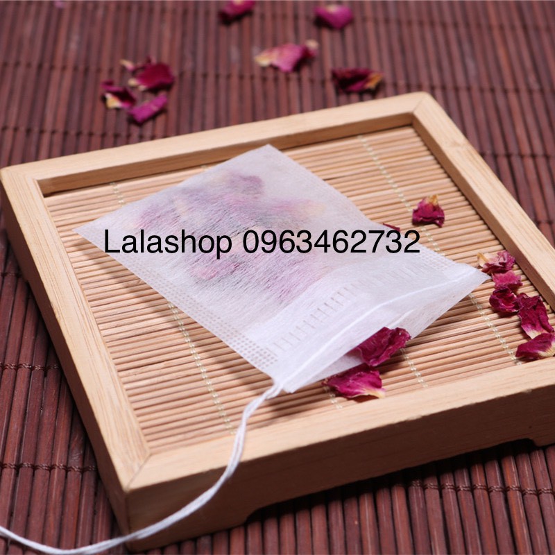 100 Túi Lọc Trà, Thảo Dược, Cà Phê Bằng Vải Không Dệt Có Dây Buộc ❤️ HÀNG NHẬP KHẨU❤️ Chất Liệu Siêu Cao Cấp