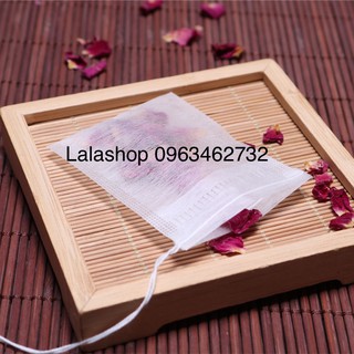 100 Túi Lọc Trà, Thảo Dược, Cà Phê Bằng Vải Không Dệt Có Dây Buộc ❤️ HÀNG NHẬP KHẨU❤️ Chất Liệu Siêu Cao Cấp